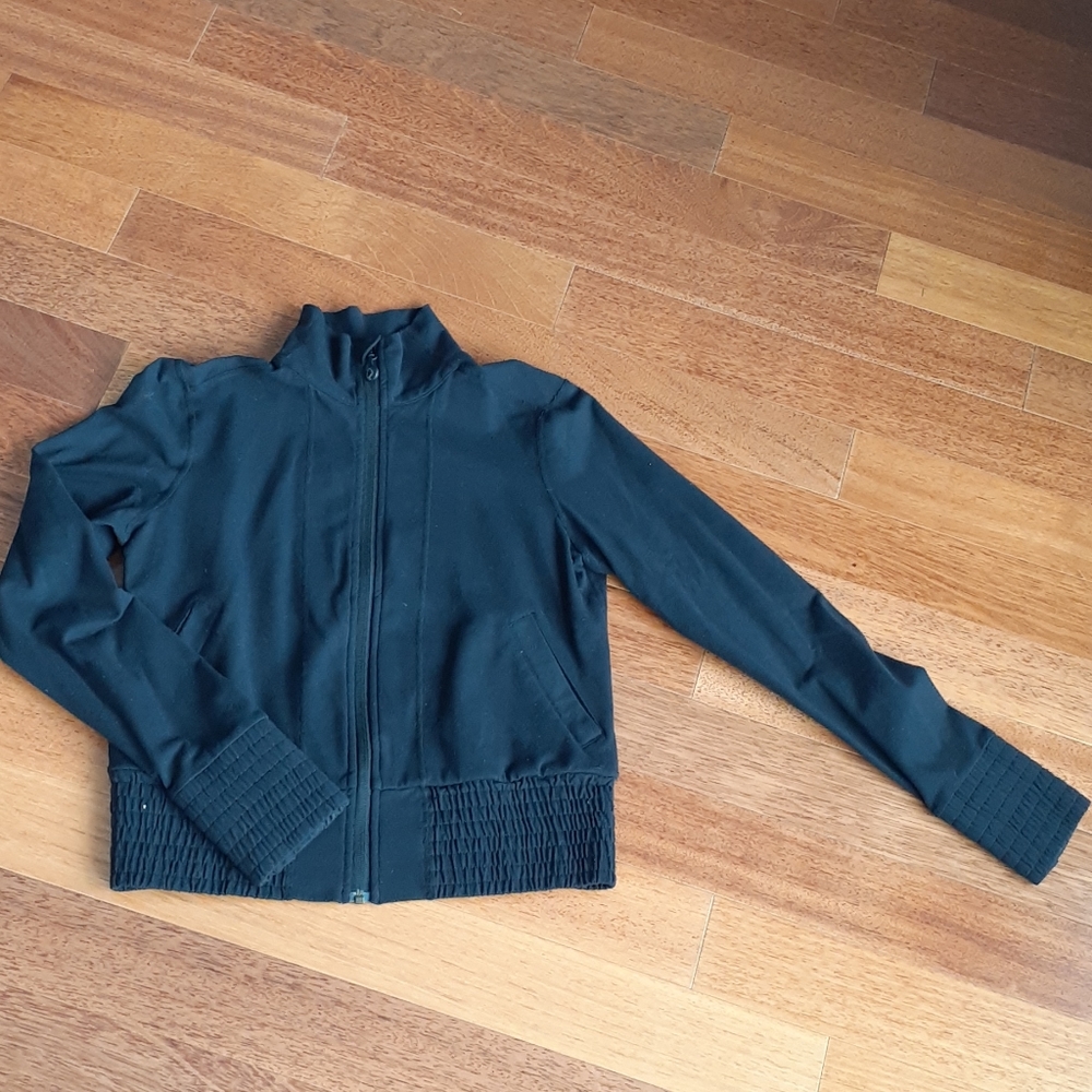 Black Lululemon Zip Front Jacket